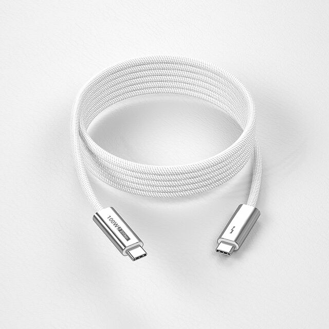 USB 3.1 Datenkabel, Koaxial 3.1 20G PD100W 20V 5A, Premium-Qualität USB 4 kompatibel, 4K 60Hz