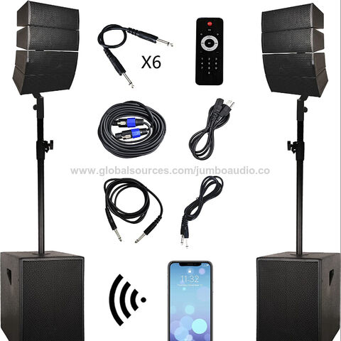 Sound Box/5000 Watt Dj/powered Pa Speaker System Combo Set With