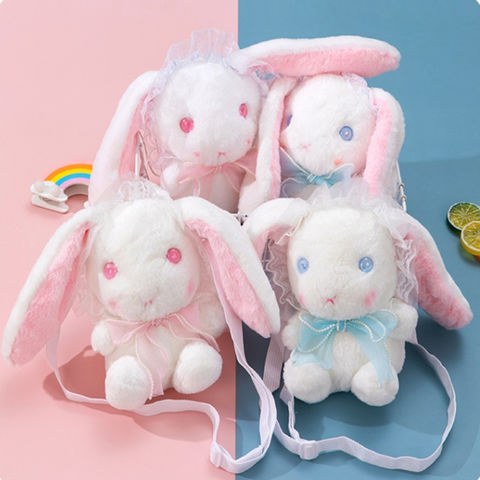 Buy China Wholesale Pink White Stuffed Animal Plush Toy Lolita Rabbit Doll  Basket Bag Rabbit Toy Easter Bunny Plush Toy & Animal Plush Toy $2.7