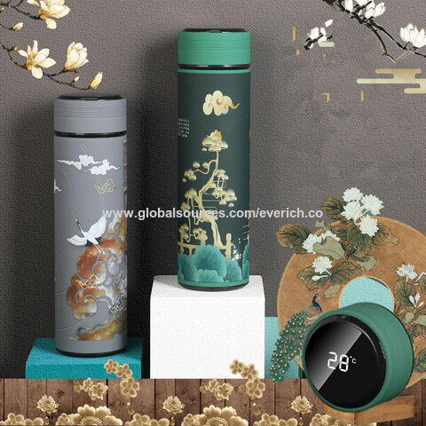 Buy Wholesale China Everich 500ml Chinoiserie Custom Logo Double Wall ...
