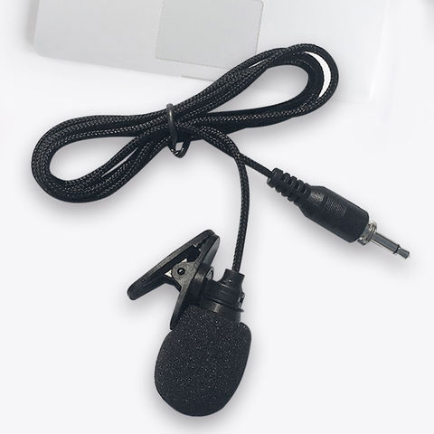 wired lapel microphone