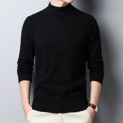 Buy Wholesale China Wholesale Men's Sweaters Fashion Winter Pure Color  Pullover Wool Mock Neck Men's Sweaters Knitted & Men's Sweater at USD 9.56  | Global Sources
