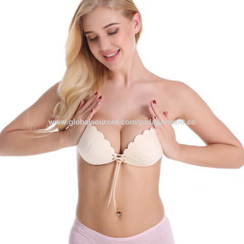 Strapless Self Adhesive Push up Bra Sticky Silicone Invisible Womens  Resuable Sexy Stick-on Bras for Women with Drawstring in Nepal - Buy  Nightwear & Lingerie at Best Price at