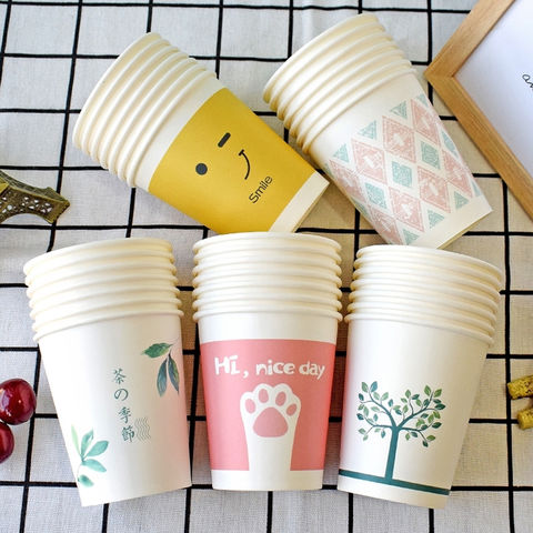 Bulk Buy China Wholesale Custom Logo Lovely Carton Paper Cups For Water ...