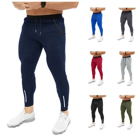 men stacked sweatpants