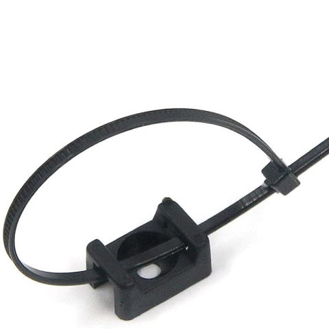 Sourcingmap Kabelhalter-Basis – Sattel-Typ, Nylon, 9,2 Mm Lochbreite, 52 Stück, Zum Organisieren Von Kabeln & Drähten