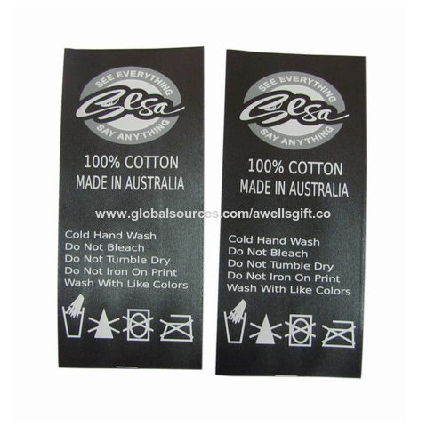 250 Custom Clothing Labels, Iron On Woven Labels - Yahoo Shopping