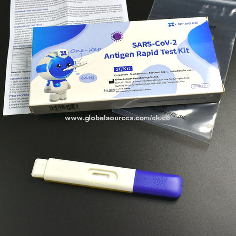 Saliva Antigen Rapid Test Kit CE FDA EUA Authorized OTC COVI D-19 test ...