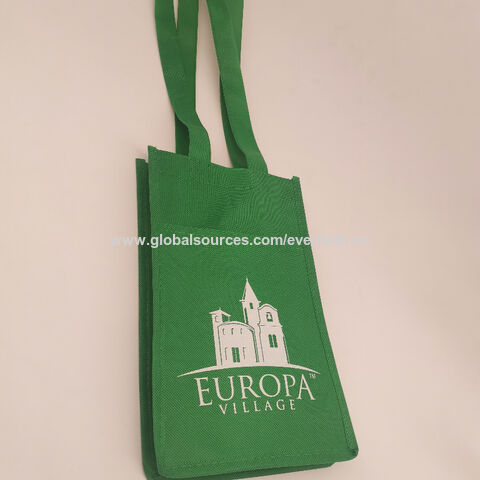 Bolsa de Vino Duradera para 4 Botellas, No Tejida, Diferentes Colores, Plegable, Reutilizable - Ideal para B2B for sale at factory direct price