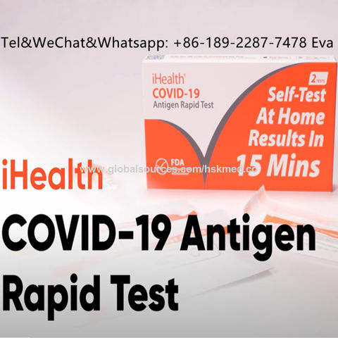 FDA EUA Authorized Antigen Rapid Test kit OTC at-Home Self Test Non ...
