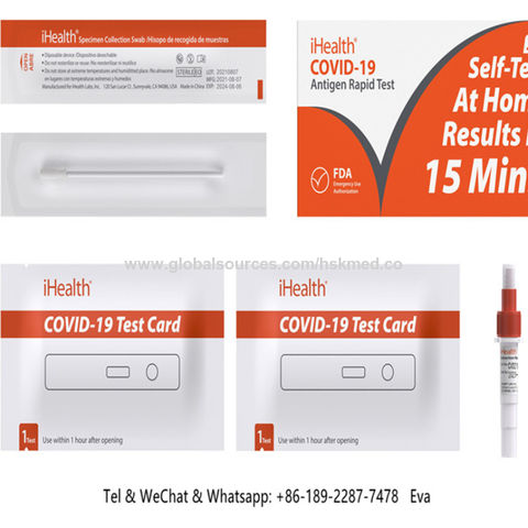 FDA EUA Authorized Antigen Rapid Test kit OTC at-Home Self Test Non ...