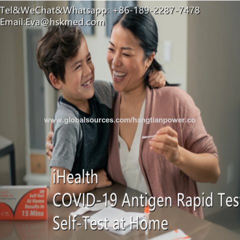 Antigen Rapid FDA EUA Authorize OTC at-Home Self Test kit Nose Saliva ...