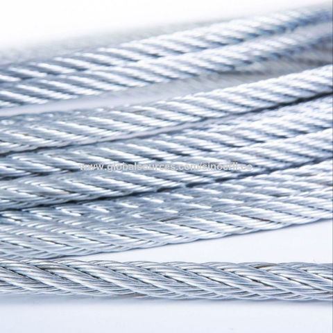 Buy Wholesale China 1*7 1*19 7*19 Galvanized Steel Wire Rope Cable  Stainless Steel Wire Rope & Stainless Steel Wire Rope at USD 1000