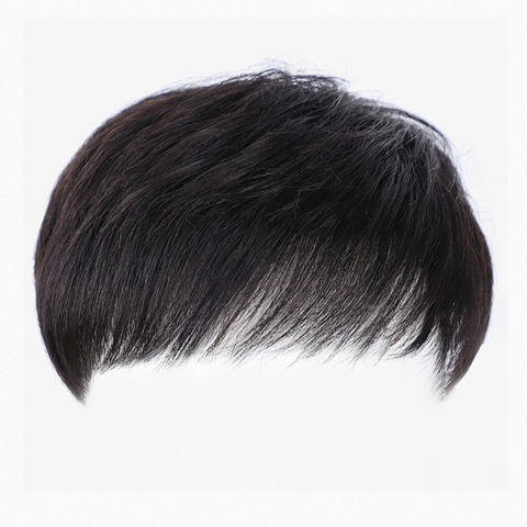Buy Wholesale China Male Short Hair Korean Version Handsome Real Hair Inch  Head Invisible Traceless Male Wig Top Patch & Human Hair Wigs Toupees at  USD 11 | Global Sources