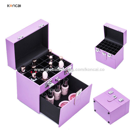 Buy Wholesale China Travel Portable Beauty Nail Polish Storage Box With  Drawer Makeup Suitcase Nail Case Box & Nail Polish Case at USD 20