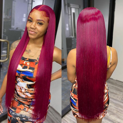 30 inch red wig