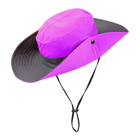 Summer Outdoor Beach Hiking Fishing Hat UV Protection Foldable Hat Mesh  Wide Brim Sun Hat