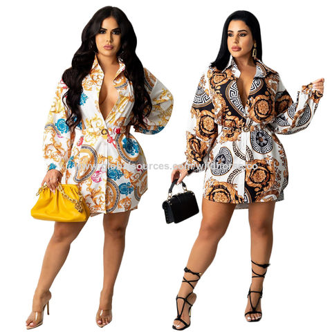 Bohemia Print Dress Women 2024 New Summer Holiday Midi Dress Casual Puff Sleeve High Waist Boho Split Dresses For Women Clothes