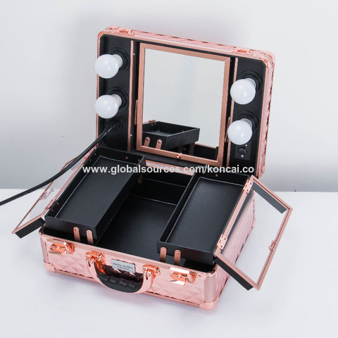 Shop makeup case with lighted mirror at Wholesale Price 