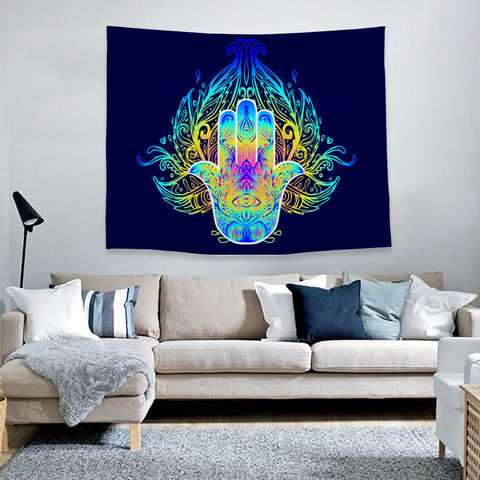 US SELLER psychedelic trippy art wall tapestry living room wall ideas 