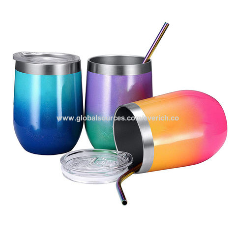 Buy Wholesale China 12oz Sublimation Tumbler Hot-sale Stainless Steel Wine  Bottles Tumblers Double Wall Vacuum Tumblers & Wine Cup at USD 2.35