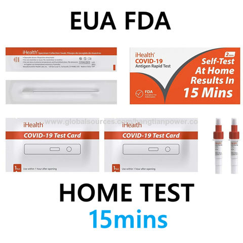 IHealth® STOCK Antigen Rapid Tests Factory Home Nose Kit FDA Non ...