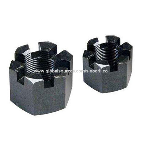 Slotted Castle Nuts High Tensile Steel Zinc Plated DIN 935 