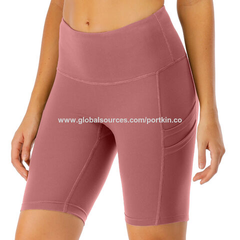 athletic biker shorts with pockets