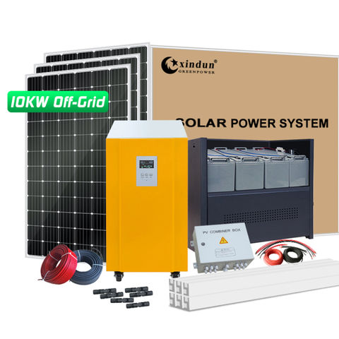 12.5KVA 10KW off grid rooftop solar power systems home use solar PV ...