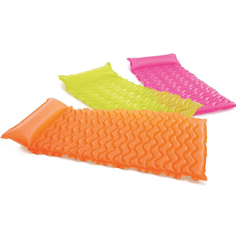 Inflatable Pool Float Pvc Color Transparent Wave Floating Row Water ...