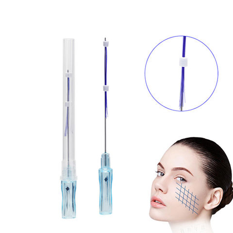 Korea skin care anti aging 21G 60mm pdo multi filling thread for face ...