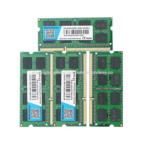 boksning kolbe Ved Buy Wholesale China Factory Wholesale Computer Memory Ddr3l 4gb 8gb 2gb 1333  1600 12800mhz 1.35v Sodimm Laptop Ram & Ram at USD 13 | Global Sources