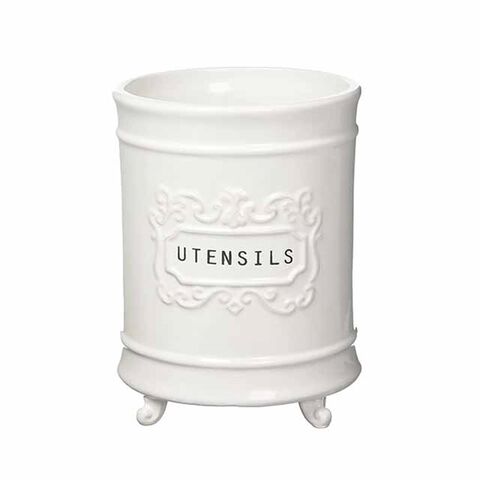 12.2x14.8cm Burgundy Ceramic Utensil Holder main image 0