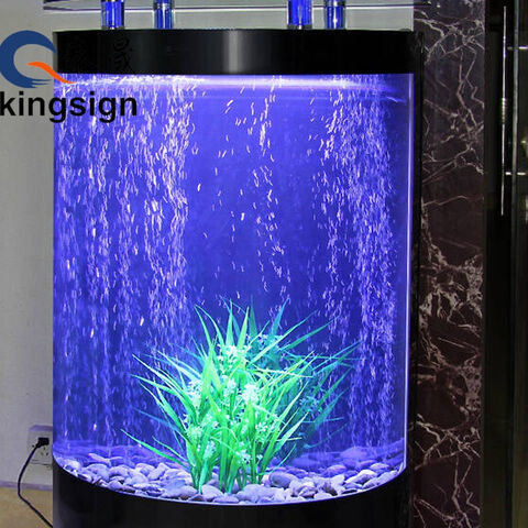 round acrylic aquarium