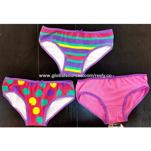 3-pack Girls Briefs Kids Soft Cotton Underwear Hipster Assorted Styles Oem  Custom Designs Bsci Audit - Expore China Wholesale Girls Briefs and Girls  Underwear, Kids Underwear Manufacturer, Underwear Factory