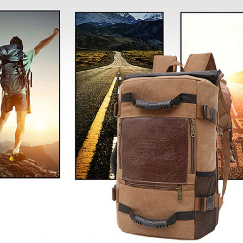 large canvas backpack