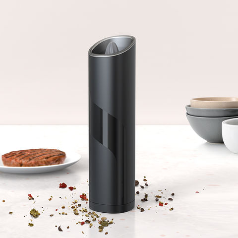 Premium Electric Gravity Style Salt And Pepper Grinder Set with