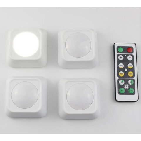 Luz LED Puck Inalámbrica Regulable con Control Remoto Portátil para Debajo de Gabinete, Armario y Alacena for sale at factory direct price