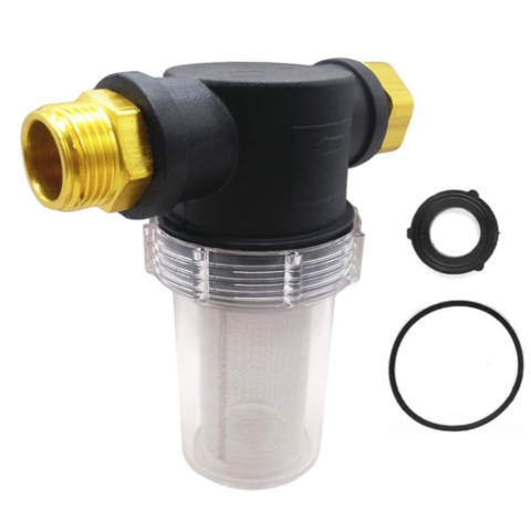 Inlet Filter Water Garden Hose Spigot to Protect Pressure Pump 100 Meshes 