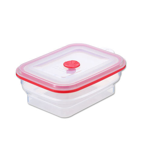 Buy Wholesale China Silicone Storage Container Food Folding Reusable ...