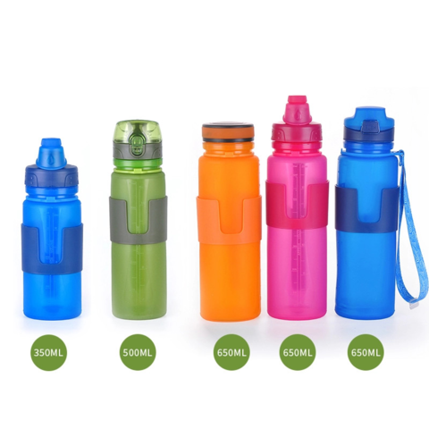 Buy Wholesale China Collapsible Sport Bottles Portable Silicone ...
