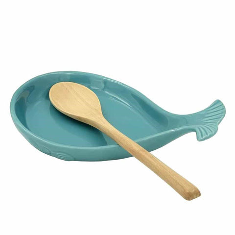 Buy Wholesale China Best Selling Novelty Whales Shape Kitchenware Set  Ceramic Spoon Rest Holder & Whales Spoon Holder at USD 0.5