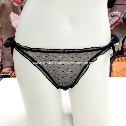 Buy Wholesale China Custom Black Sexy Lace Underwear Lady Sexy