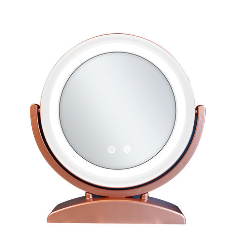 Led Mirror Adjustable Makeup, Tabletop Illuminated Mirror