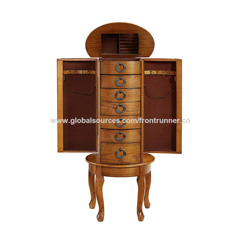 Export Bedroom Solid Wood Jewelry Armorie Wooden Cabinet With Chest Exporter And Supplier Armoire China On Globalsources Com Jewelry Chest Wooden Armoire, Solid Wood Jewelry Armoires