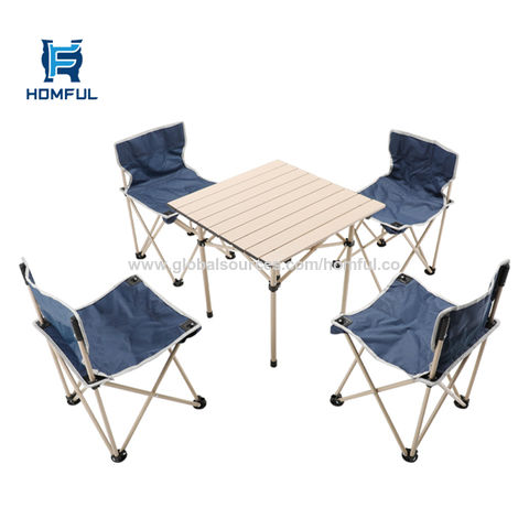 China Homful Camping Table Chairs Set, Portable Folding Table And Chairs For Camping