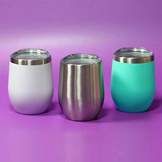 Gobelet Isotherme 8oz/12oz/16oz à Double Paroi en Acier Inoxydable 18/8 de Qualité Alimentaire