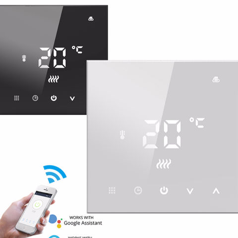 Termostato WiFi Smart para sistema de bobina de ventilador con Google  Assistant y  Alexa - China Termostato de bobina de ventilador,  termostato de sala