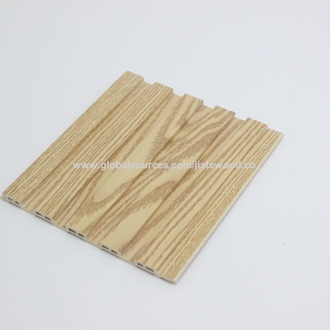 Cheap Cladding Material On Sale Water Proof Wood Plastic Composite Cladding Fluted Wpc Wall ...