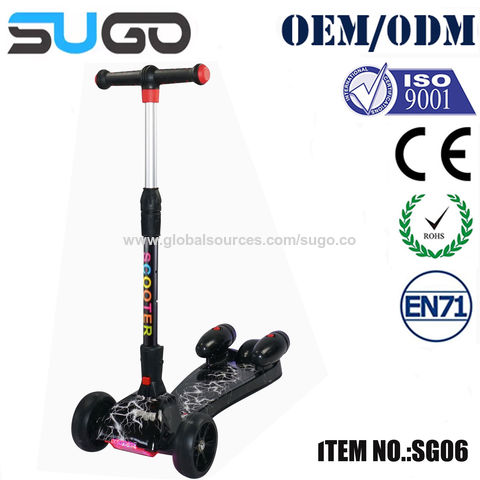 Due Ikke nok bestille Buy Wholesale China Adjustable Long Range Electric Scooter Skating Scooter  With Music 3 Wheels Spray Jet Kick Kid Pedal & Electric Scooter at USD 23.5  | Global Sources